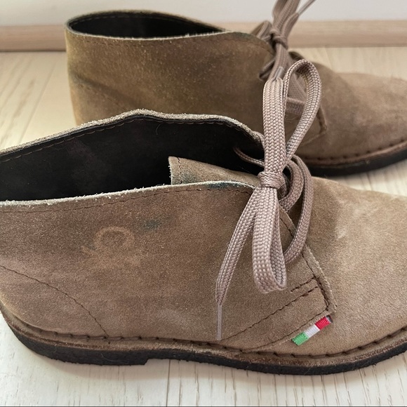 Pelle Italian Leather Suede Chukka Desert Boots - Picture 2 of 11